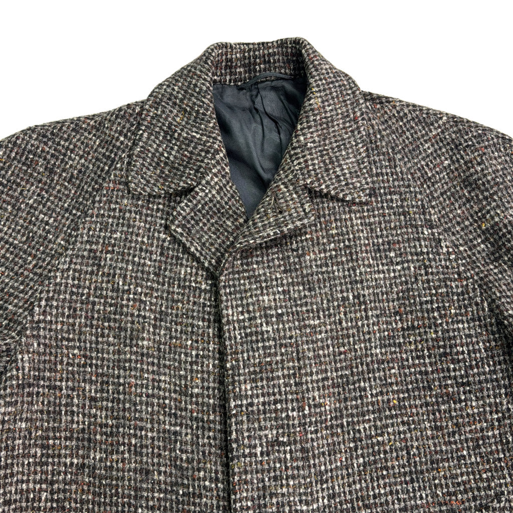 60s Alligator Balmacaan Soutien Collar Coat