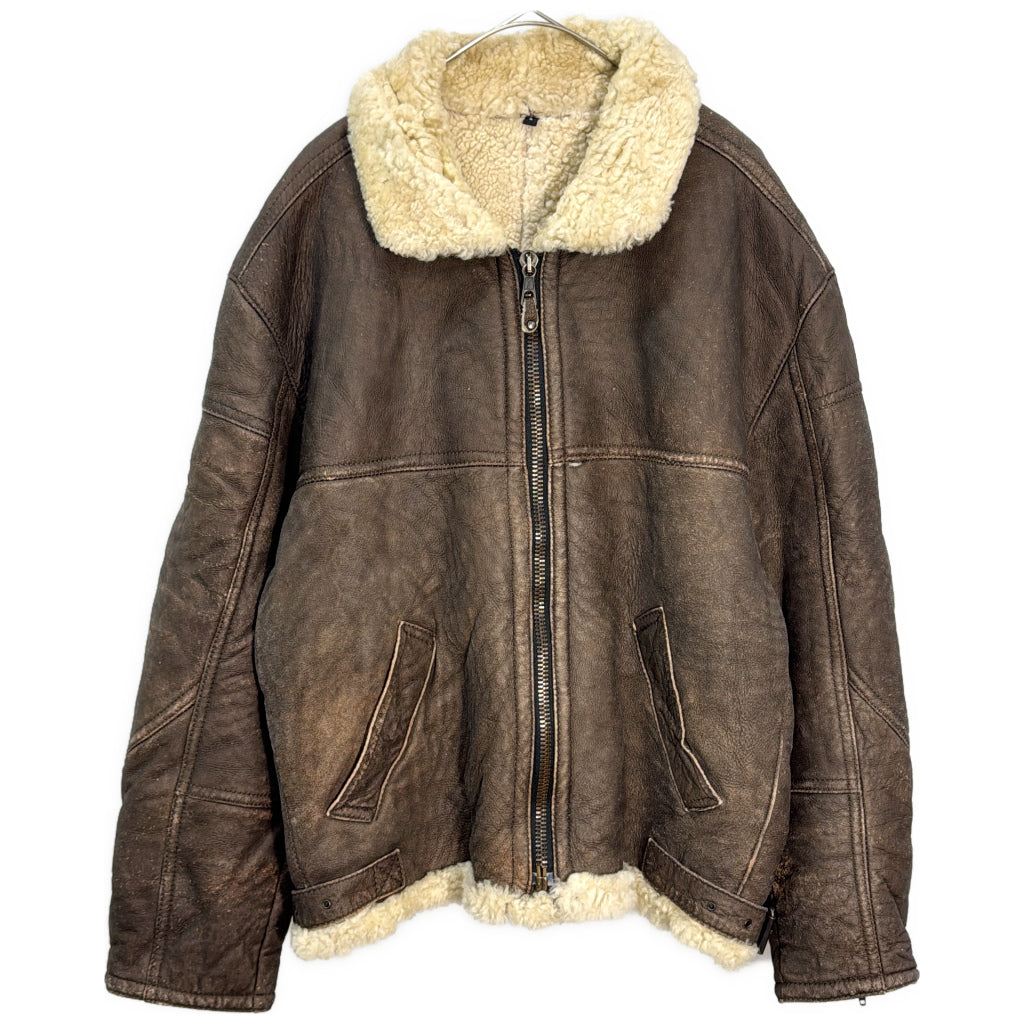TYPE B-3 Mouton Leather Leather Jacket