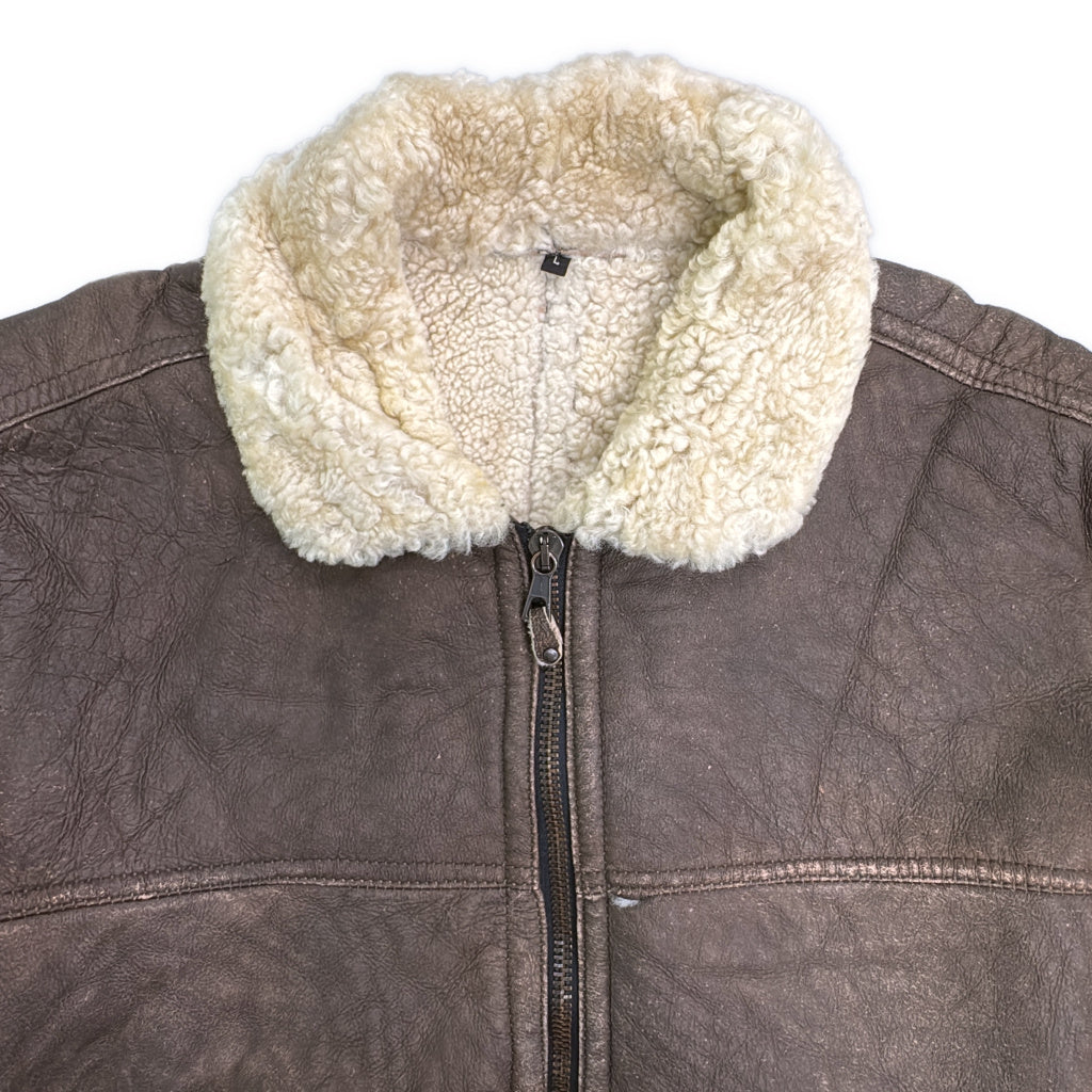 TYPE B-3 Mouton Leather Leather Jacket
