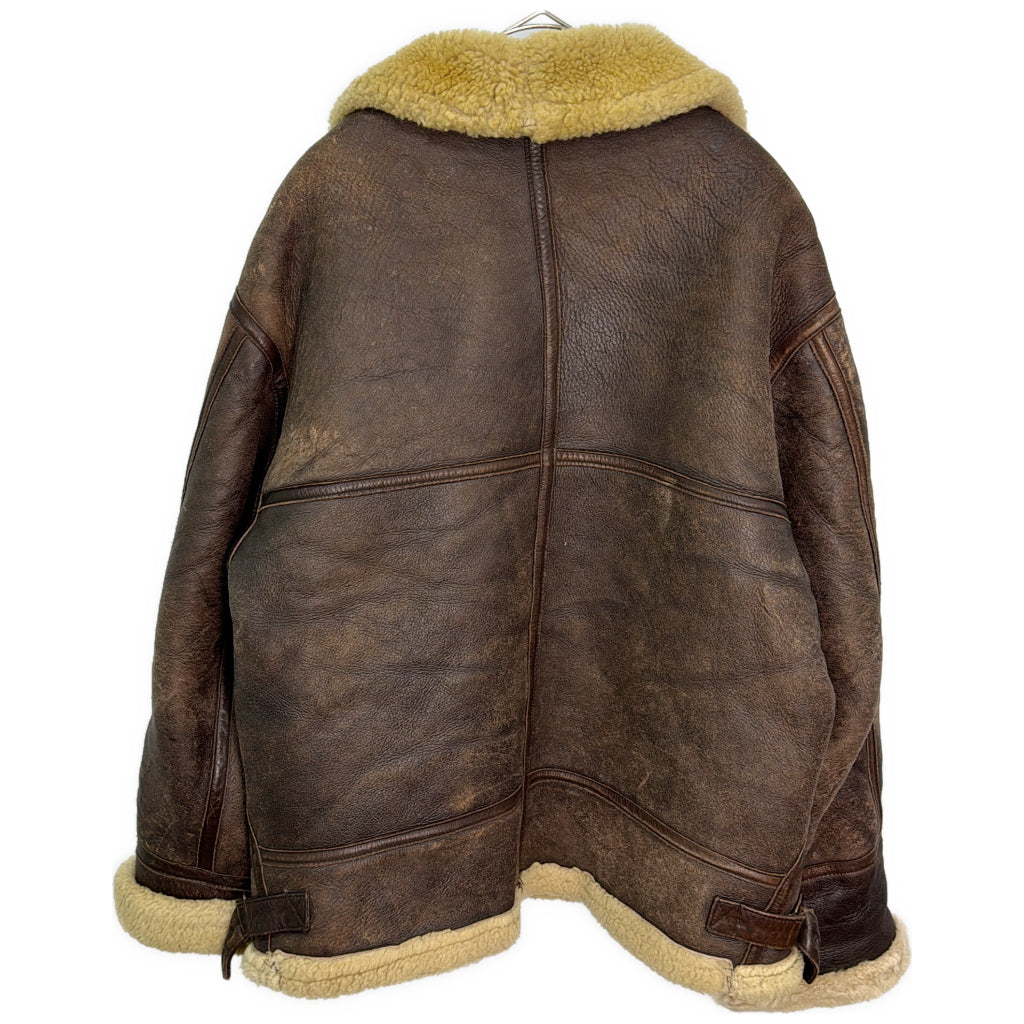 Mosta Creations Paris TYPE B-3 Mouton Leather Leather Jacket